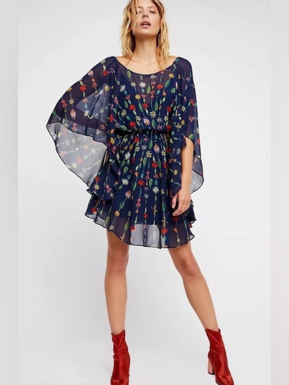Stand Inside Your Love Mini Dress in Blue.